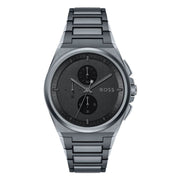 Hugo Boss® Men’s Quartz Grey Stainless Steel Grey Dial 44mm Watch - 1513996