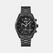 Hugo BOSS® Men’s Chronograph Quartz Stainless Steel Black Dial 44mm Watch 1513960