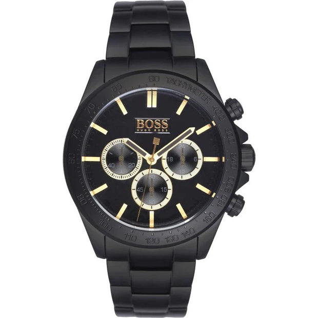 Hugo BOSS® Men’s Chronograph Quartz Stainless Steel Black Watch 1513278