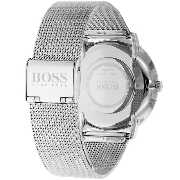 HUGO BOSS® Men's Quartz Stainless Steel Black Dial 40mm Watch - Model 1513514