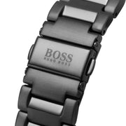 Hugo BOSS® Stainless Steel Sport Analog Black Dial Men's Watch 1513825