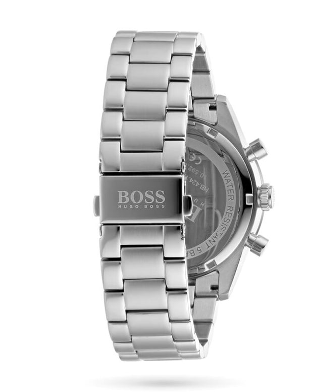 HUGO BOSS® Men’s Quartz Stainless Steel Blue Dial 44mm Watch 1513850