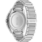 Hugo Boss® Men’s Quartz Silver Stainless Steel Blue Dial 44mm Watch - 1514007