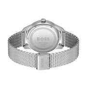 Hugo Boss Sophio Analog Quartz Watch with Blue Dial and Silver Stainless Steel Bracelet - 1513942