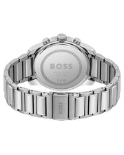 Hugo BOSS® Men’s Quartz Silver Stainless Steel Blue Dial 44mm Watch 1513999