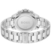 BOSS Chronograph Quartz Watch with Black Dial and Silver Stainless Steel Bracelet - Model 1514057