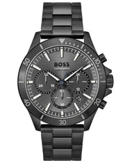 Hugo Boss Full Black and Multifunction Dial Men's Watch | 1514058 Stainless Steel