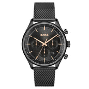 BOSS Gregor Chronograph Analog Quartz Watch with Black Dial - Model 1514065