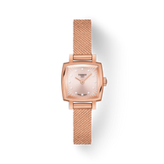 Tissot  Lovely Square Diamond Rose Dial Ladies Watch T058.109.33.456.00
