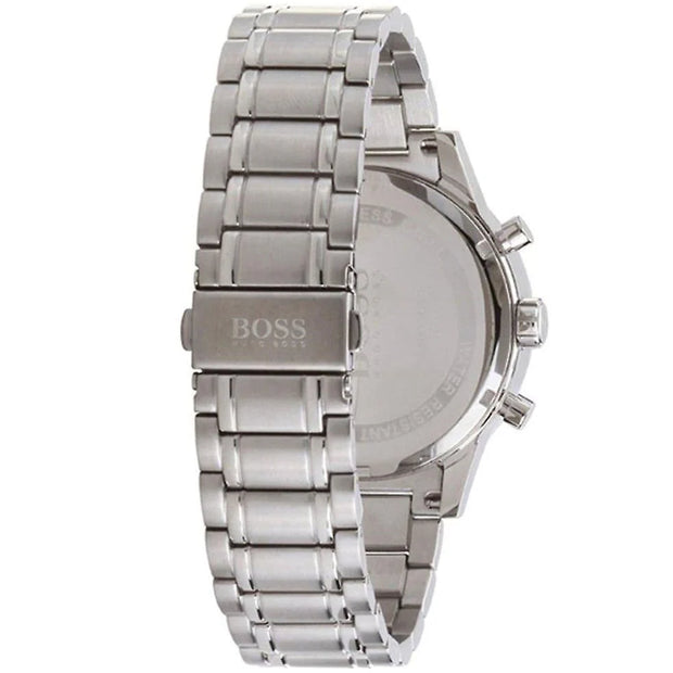 Hugo Boss Men’s Digital Silver Stainless Steel 44mm Watch - 1513183