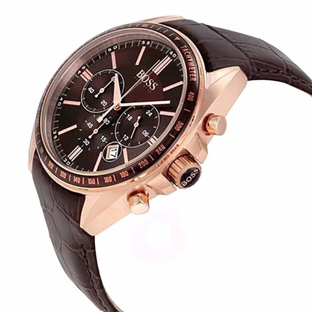 HUGO BOSS® Driver Sport Chronograph Brown Dial Men's Watch - 1513093