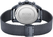 BOSS Men's Quartz Watch with Stainless Steel Strap, Blue Dial  - Model 1513836