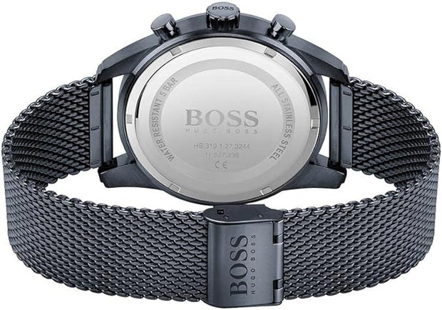 BOSS Men's Quartz Watch with Stainless Steel Strap, Blue Dial  - Model 1513836