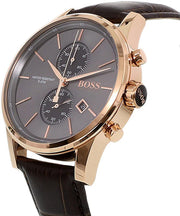 Hugo Boss Gents Chrono Men’s Chronograph - Classic Design Stainless Steel Grey Dial  41 mm  1513281