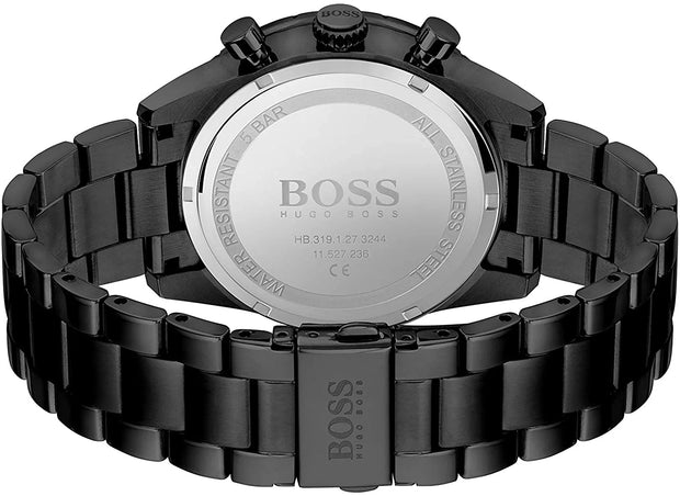 HUGO BOSS® Men’s Quartz Stainless Steel Black Dial 44mm Watch 1513854