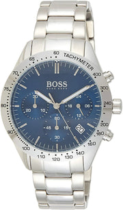 Hugo Boss talent quartz movement blue dial men's watch 42 mm HB1513582