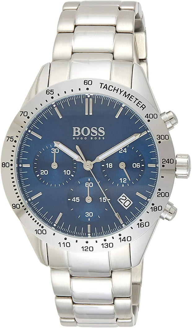 Hugo Boss talent quartz movement blue dial men's watch 42 mm HB1513582