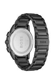 HUGO BOSS Men’s Analog 43mm Stainless Steel Black Dial Watch 1513929