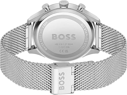 BOSS Chronograph Analog Quartz Watch with Blue Sunray Dial - Model 1514052