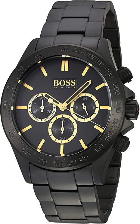 Hugo BOSS® Men’s Chronograph Quartz Stainless Steel Black Watch 1513278