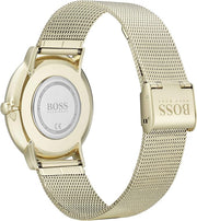 HUGO BOSS® Men’s Quartz Stainless Steel Gold Dial 40mm Watch - Model 1513735