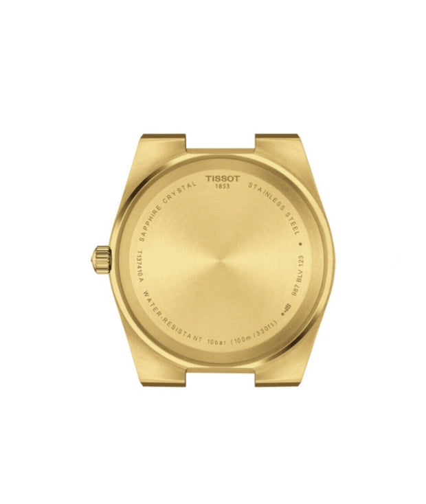New Tissot PRX Champagne Dial Yellow Gold PVD 40mm Men's Watch T1374103302100