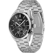 Hugo BOSS® Associate Champion Chronograph Men's Watch Stainless Steel Black Dial 42 mm 1513871