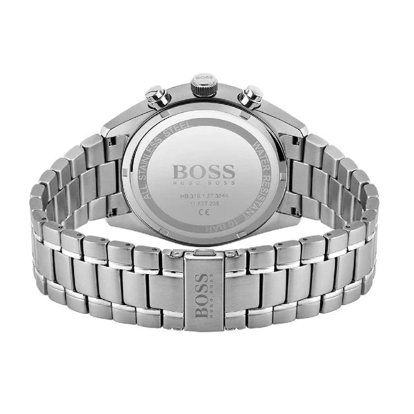 Hugo BOSS® Associate Champion Chronograph Men's Watch Stainless Steel Black Dial 42 mm 1513871