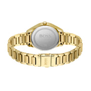 HUGO BOSS® Women's Quartz Analog Gold Sport Watch – 36mm, Luminous Dial, Model 1502584