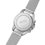 Hugo Boss® Men’s Quartz Silver Stainless Steel Black Dial 45mm Watch - 1513904