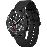 Hugo Boss Black Fabric Solar-Chronograph Men's Watch - 1513918