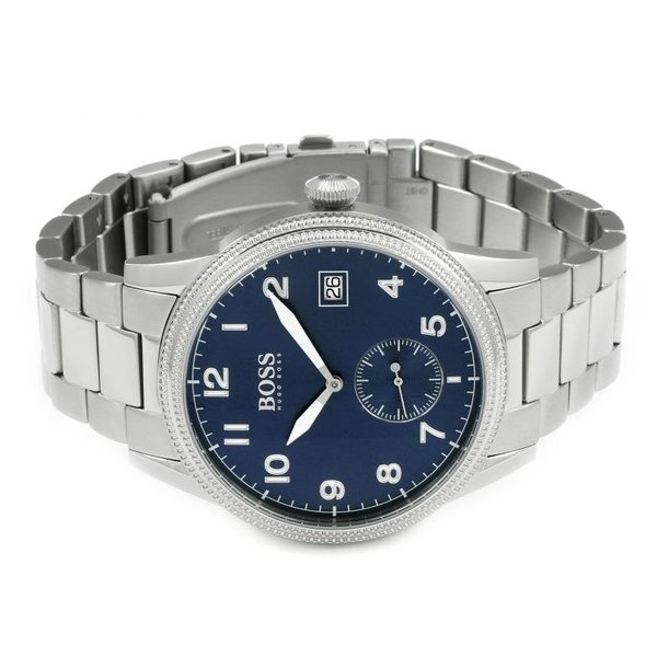 Hugo Boss Men’s Quartz Stainless Steel Blue Dial 44mm Watch – Model 1513707