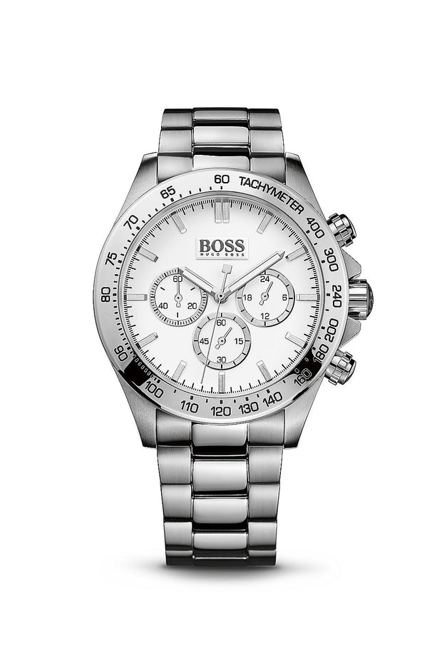 HUGO BOSS® Men’s Chronograph Quartz Stainless Steel 44mm Watch – 1512962