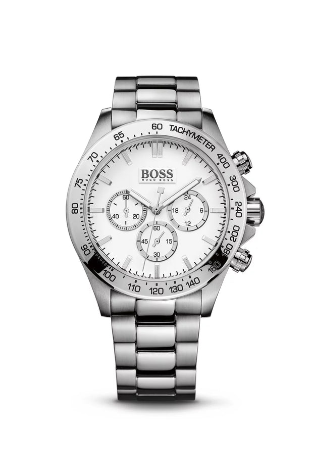 HUGO BOSS® Men’s Chronograph Quartz Stainless Steel 44mm Watch – 1512962