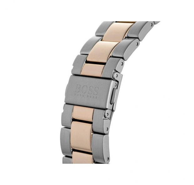 Hugo BOSS® Men’s Two-Tone Rose Gold Silver Watch 1513339