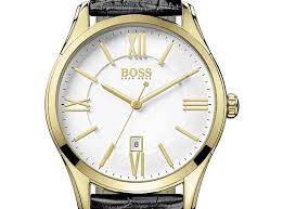 Hugo Boss Ambassador Men's Quartz Watch with Gold Toned Steel Case - 1513020