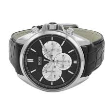 Hugo Boss Men's Analog Quartz Watch Stainless Steel Leather Strap - HB1512879