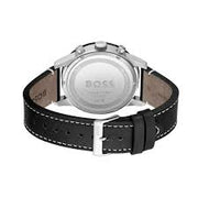 Hugo Boss Men’s Quartz Black Leather Strap Black Dial 44mm Watch 1513920