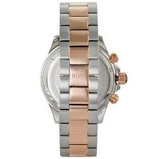 Hugo BOSS® Men’s Two-Tone Rose Gold Silver Watch 1513339