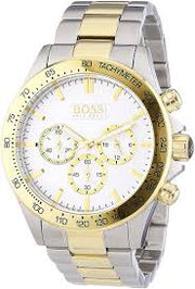 Hugo BOSS® Men's Quartz Watch with PVD Gold Plated and Stainless Steel 46mm HB1512960