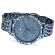 Hugo Boss Women's Analog Quartz Watch with Blue Dial and Stainless Steel Bracelet - 1502518