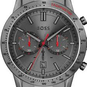 Hugo Boss Men’s Quartz Grey Stainless Steel Grey Dial 44mm Watch 1513924