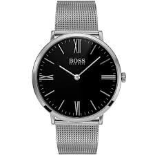 HUGO BOSS® Men's Quartz Stainless Steel Black Dial 40mm Watch - Model 1513514