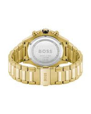 Hugo BOSS® Men’s Quartz Gold Stainless Steel Black Dial 46mm Watch 1513932