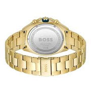 Hugo BOSS® Quartz Men's Watch HB1513340 44mm Yellow Gold Blue Bracelet