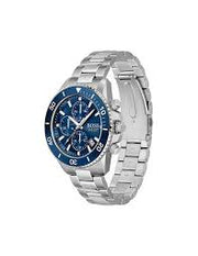 Hugo Boss® Men’s Quartz Silver Stainless Steel Blue Dial 46mm Watch - 1513907