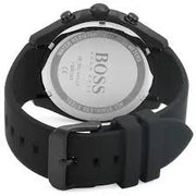 Hugo BOSS® Men’s Quartz Silicone Strap Black Dial 44mm Watch