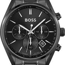 Hugo BOSS® Men’s Chronograph Quartz Stainless Steel Black Dial 44mm Watch 1513960