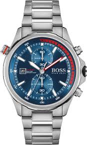 Hugo Boss® Men’s Quartz Stainless Steel Blue Dial 46mm Watch 1513823