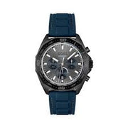 Hugo Boss Men’s Quartz Blue Silicone Strap Grey Dial 44mm Watch 1513972